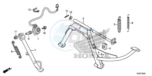 SH125DE SH125D UK - (E) drawing STAND