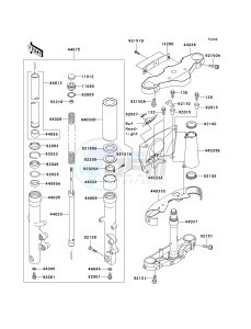 VN 1500 L [VULCAN 1500 NOMAD FI] (L2-L4) [VULCAN 1500 NOMAD FI] drawing FRONT FORK