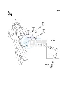 D-TRACKER_125 KLX125DDF XX (EU ME A(FRICA) drawing Ignition System