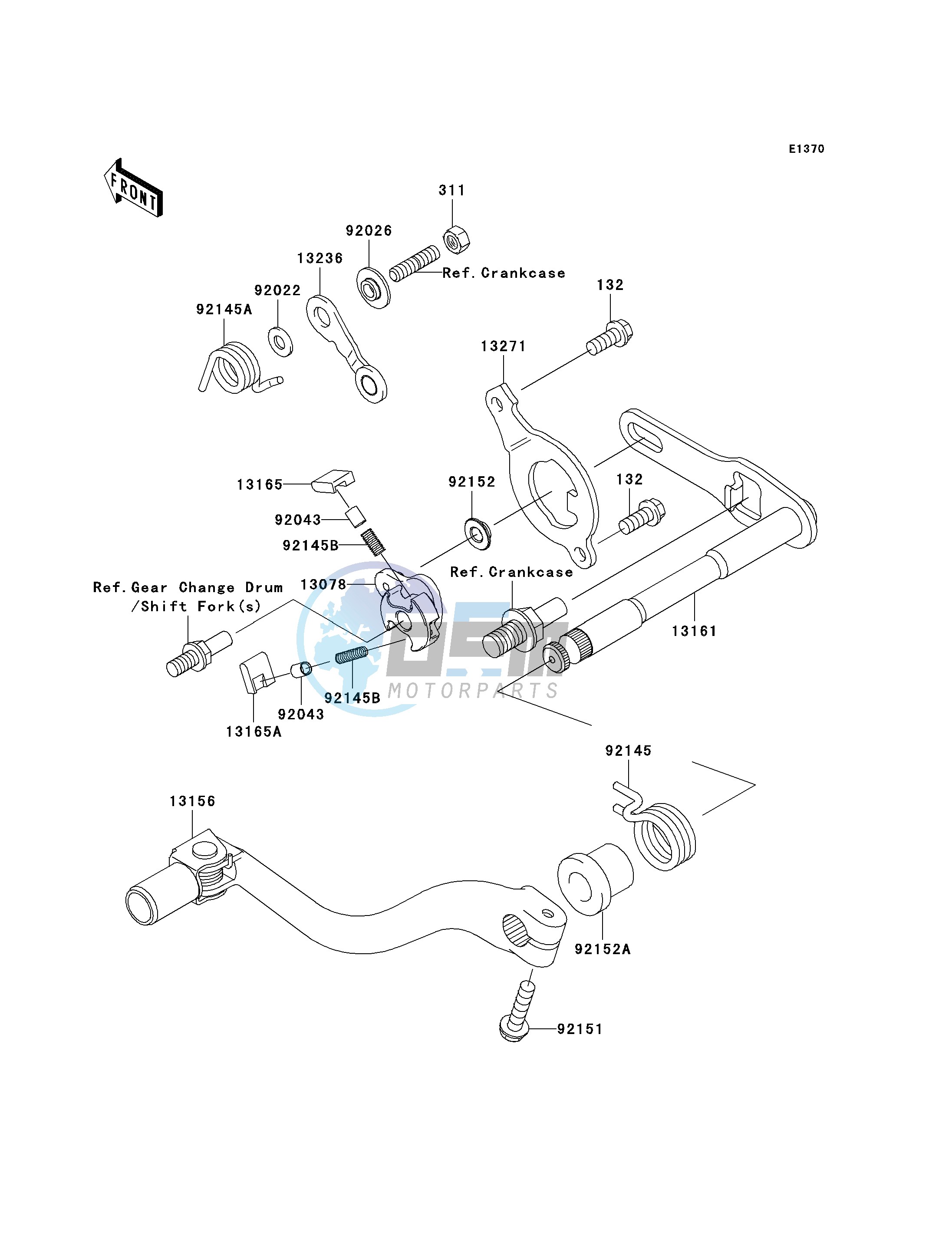 GEAR CHANGE MECHANISM