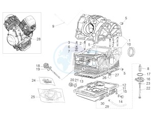 V7 II Racer ABS 750 drawing Crank-case