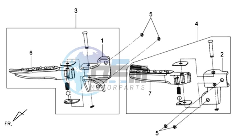 FOOTREST L / R