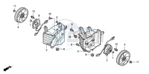 GL1800 drawing COOLING FAN