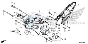 CBR1000S2H 2ED - (2ED) drawing FRAME BODY