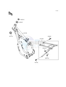 KX 500 E [KX500] (E9) [KX500] drawing FRAME