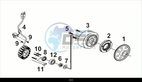 FLYWHEEL - STATOR