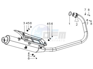 STX 150 drawing Muffler assembly