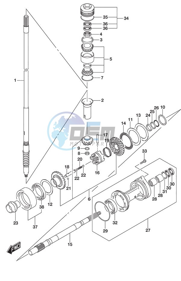 Transmission (C/R) (Model: ZG)