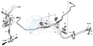 NSS250A JAZZ drawing REAR BRAKE PIPE (NSS2501/2)