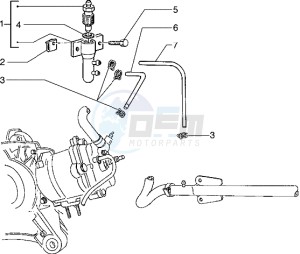 Hexagon 125 EXS1T 125cc drawing Bleeding system