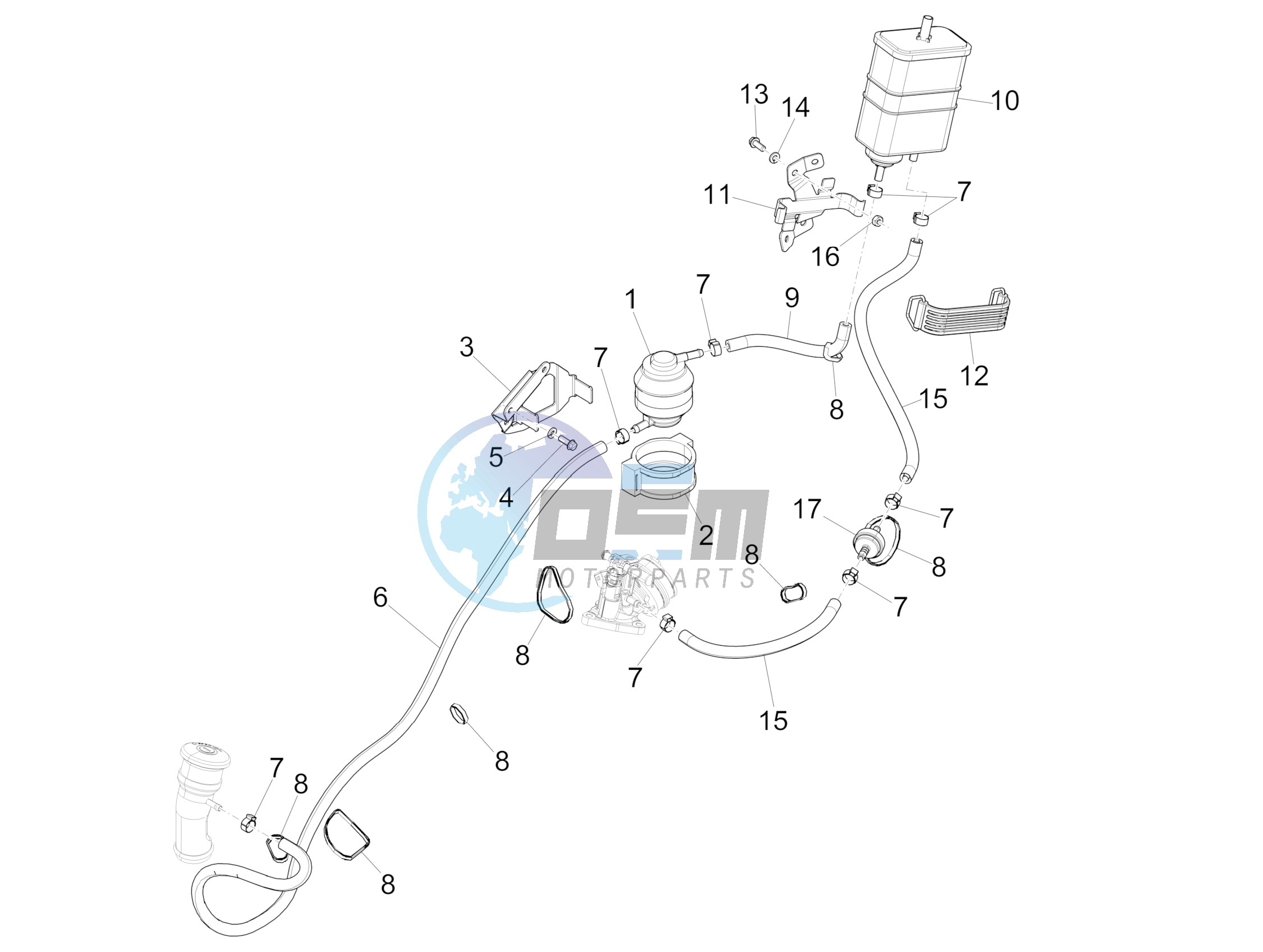 Anti-percolation system