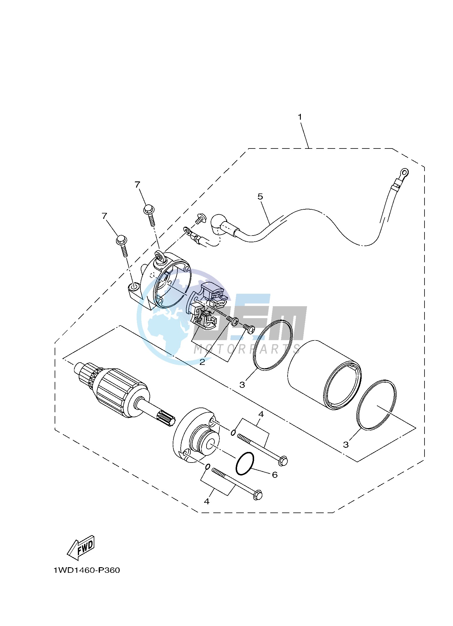 STARTING MOTOR