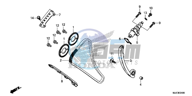 CAM CHAIN/ TENSIONER