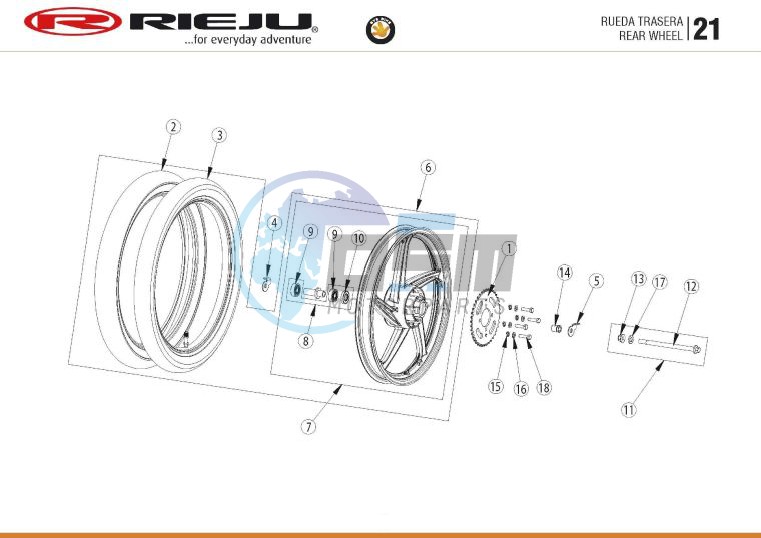 REAR WHEELS