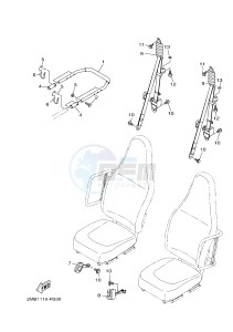 YXE700ES YXE70WPSG WOLVERINE R-SPEC EPS SE (BN52) drawing SEAT 2