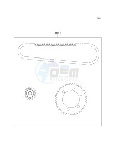 VN 800B [VULCAN 800 CLASSIC] (B6-B9) [VULCAN 800 CLASSIC] drawing CHAIN KIT