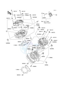 VN 1500 B [VULCAN 88 SE] (B1-B3) N8FA drawing CYLINDER HEAD