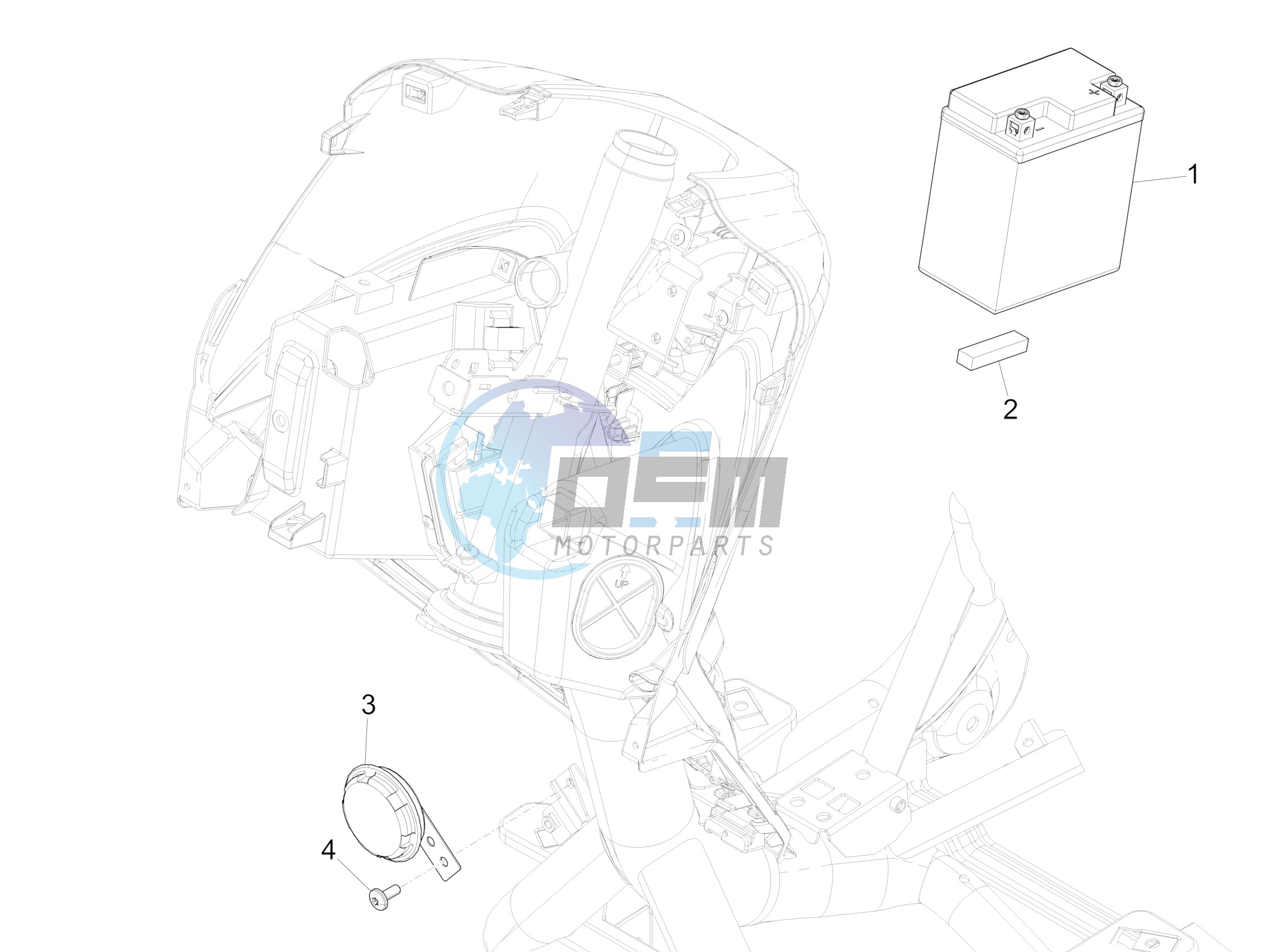 Remote control switches - Battery - Horn