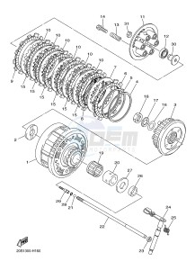 XJ6NA 600 XJ6-N (NAKED, ABS) (36B9 36BA) drawing CLUTCH