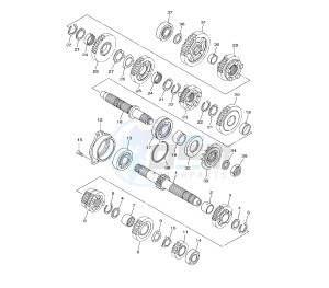 XJ6-S DIVERSION ABS 600 drawing TRANSMISSION