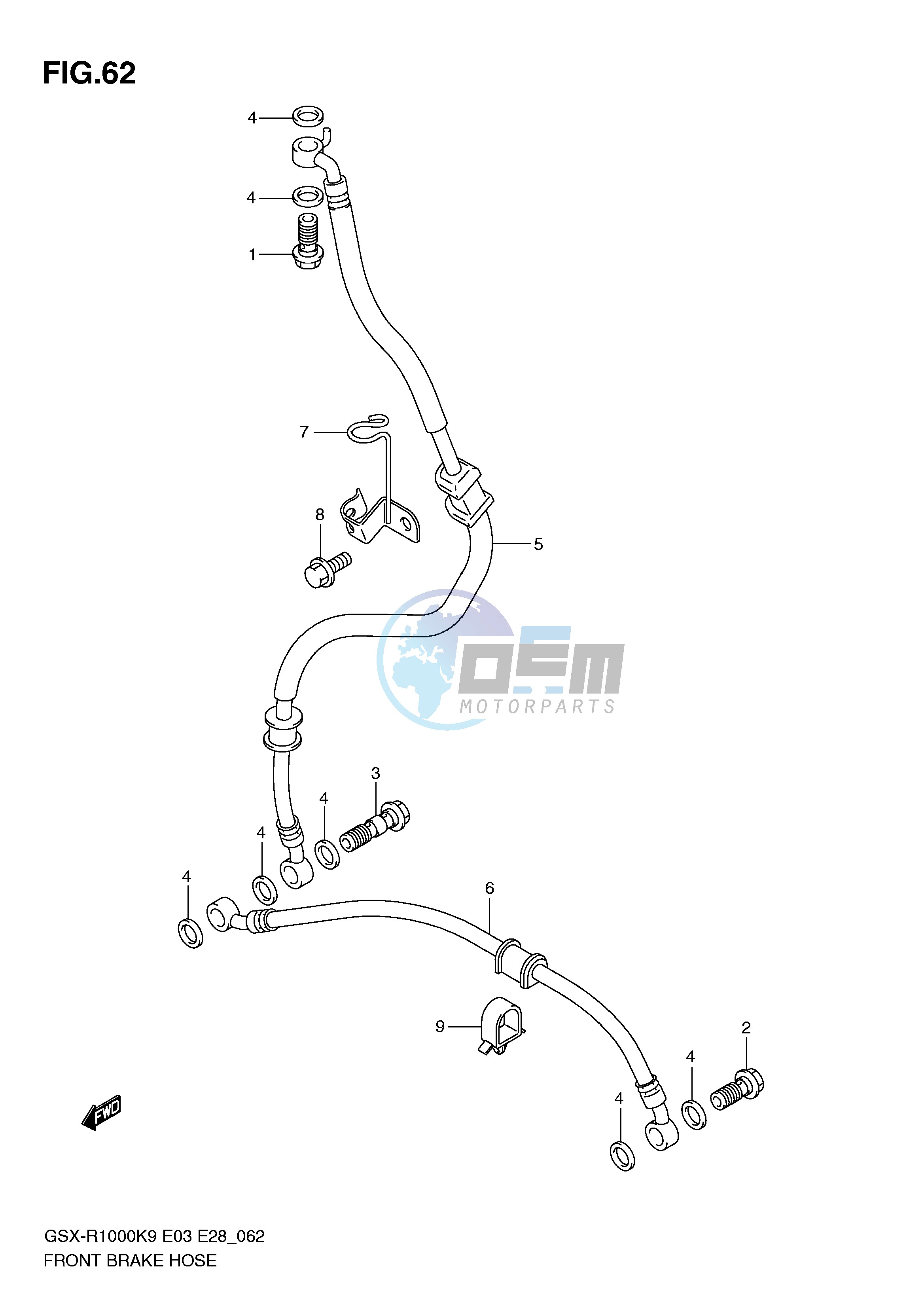 FRONT BRAKE HOSE