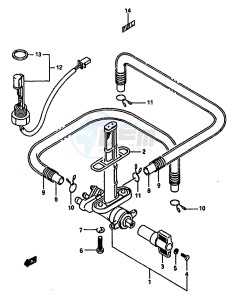 GSX-R1100 (K-L) drawing FUEL COCK