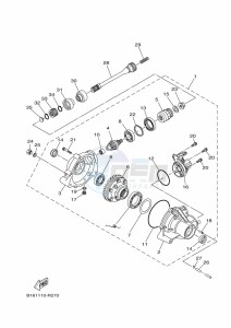 YFM700FWB YFM7NKDXK (B6K7) drawing FRONT DIFFERENTIAL