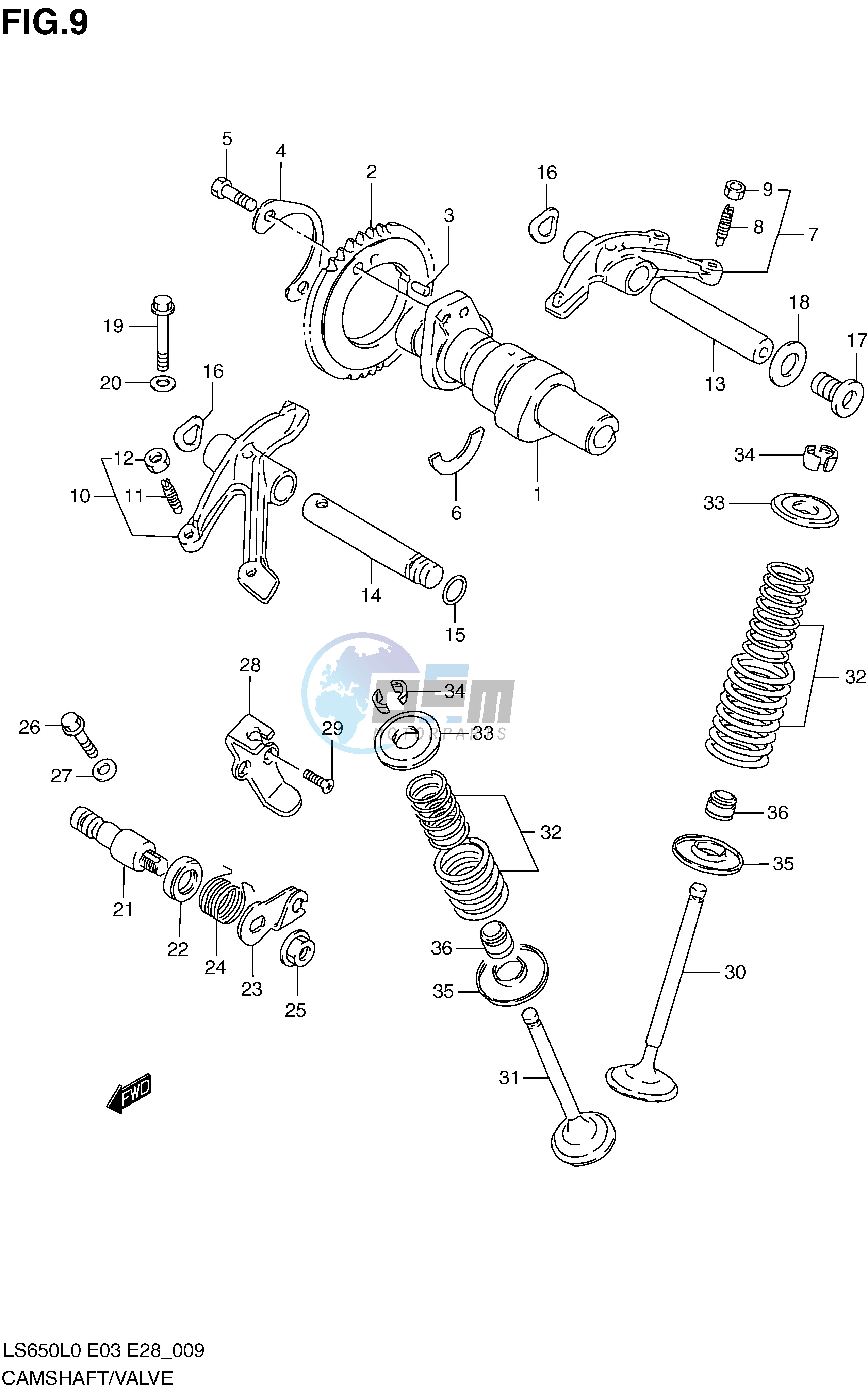 CAM SHAFT VALVE