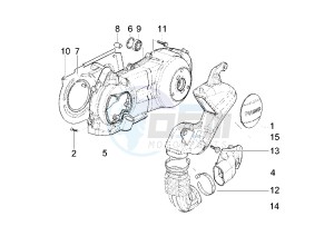 X8 125 drawing Clutch cover