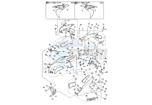 YZF R1 1000 drawing COWLING 2 MY04