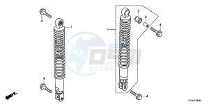 SH300AB drawing REAR CUSHION