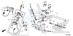 NC700SD NC700S Europe Direct - (ED) drawing HANDLE PIPE/ TOP BRIDGE