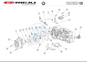 HOBBY-BYE-BIKE-25-KM-H-EURO4-HOLLAND-BLACK 50 drawing MAGNETIC - FLYWHEEL