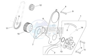 SR 125-150 drawing Oil pump