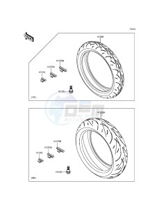 Z800 ZR800CDS UF (UK FA) XX (EU ME A(FRICA) drawing Tires