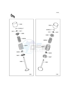 KLX250 KLX250SHF XX (EU ME A(FRICA) drawing Valve(s)