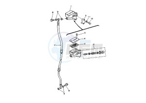 XV S VIRAGO 250 drawing FRONT MASTER CYLINDER