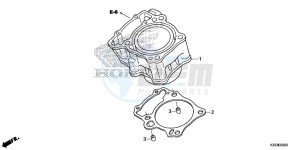 CBR250RAF CBR250RA Europe Direct - (ED) drawing CYLINDER