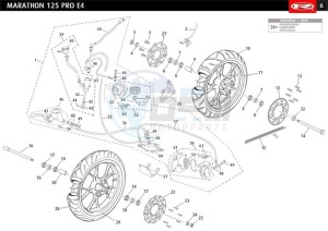 MARATHON-125-E4-PRO-SM-WHITE drawing WHEELS - BRAKES