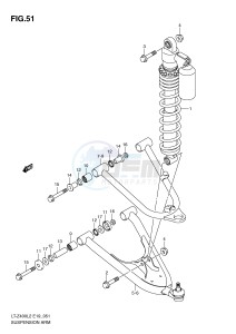 LT-Z400 (E19) drawing SUSPENSION ARM (LT-Z400L2 E19)