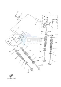 YFM300 RAPTOR 300 (1SC1) drawing VALVE