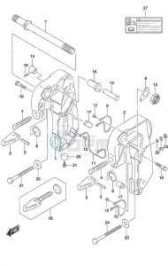 DF 9.9B drawing Clamp Bracket w/Power Tilt