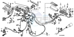 CBR600RR9 UK - (E / MK) drawing WIRE HARNESS