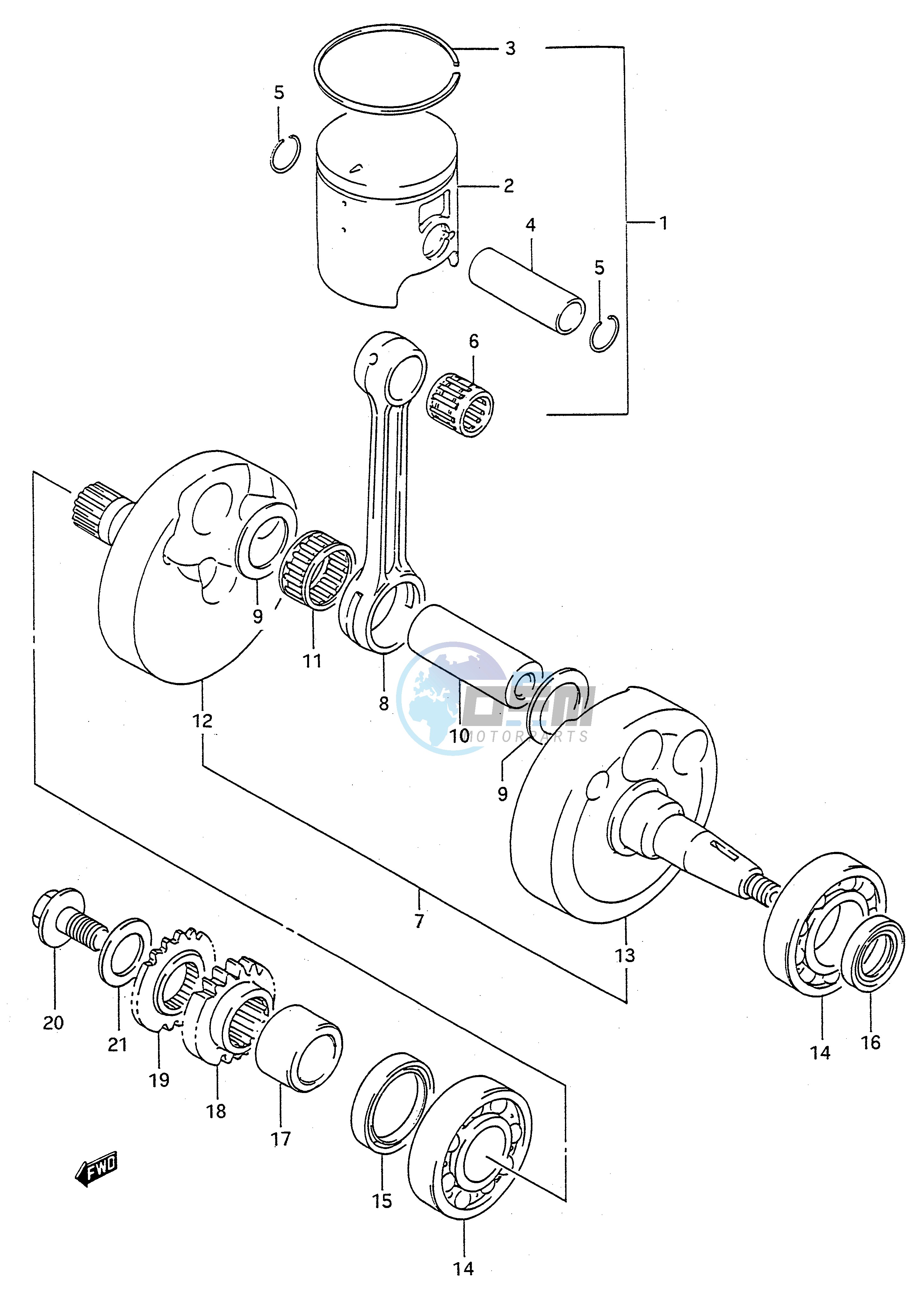 CRANKSHAFT (MODEL M)