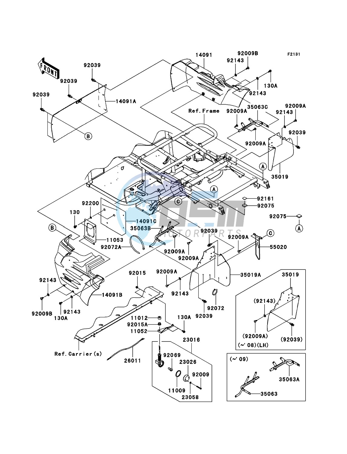 Frame Fittings(Rear)