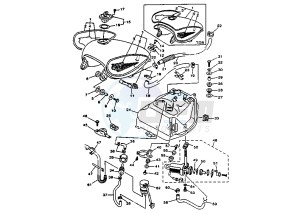 XV VIRAGO 535 drawing FUEL TANK MY97