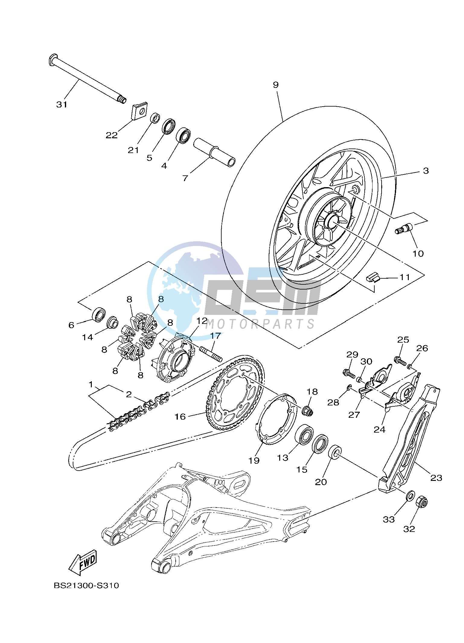 REAR WHEEL