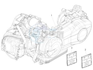 150 Sprint 4T 3V ie (APAC) (AU, CD, EX, JP, RI, TH) drawing Engine, assembly