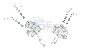 SXV 450-550 2009-2011 drawing Valves pads