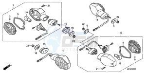 CB600FA3A Europe Direct - (ED / ABS ST) drawing WINKER